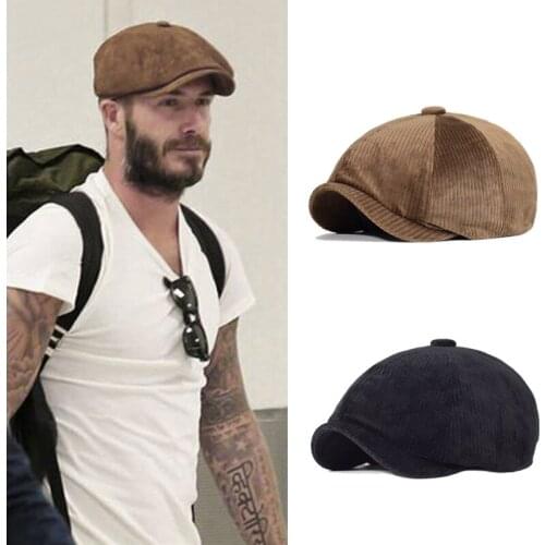 Selling Unisex Autumn Winter Newsboy Caps Men And Women Warm Octagonal Hat For Male Detective Hats Retro Flat Caps