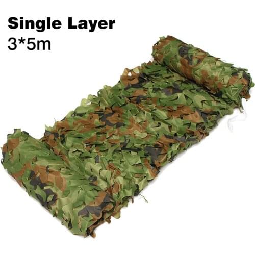 3X5M Camping Woodland Camo Netting Camouflage Net Privacy Protection Camouflage Mesh For Outdoor Forest Landscape Hide Netting