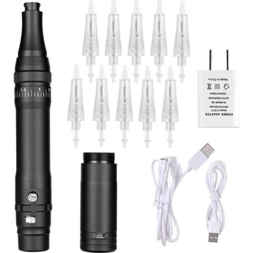 Wireless Permanent Makeup Machine Pen with needle kit , Beauty Art Eyebrow Tattoo Machine