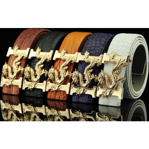 Mens Belt Business Crocodile Pattern Smooth Buckle Belt For Men Casual Faucet Denim Buckle Luxury Designer Belt