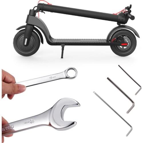 Wrench Tire Replacement Kit Durable Portable Tool Set Toolkit Dual-Use Wrench Inner Hex Wrench for Xiaomi Electric Scooter