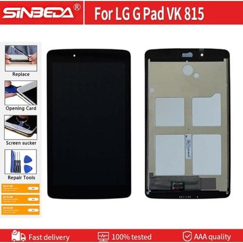 Original For LG G PAD X 8.3“ VK815 LCD Display Touch+Screen Digitizer For LG V400 V401 Display Assembly Replacement Apart