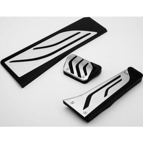 Accelerator brake footrest pad Aluminum alloy pedal For BMW New 5 6 7 series GT X3 X4 F10 F15 F30 F31 F34 LHD AT
