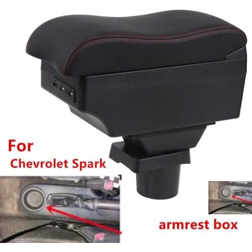 For Chevrolet Spark III armrest box central Store content Aveo T200 armrest box