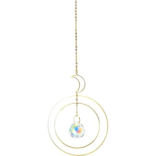 Glass Crystals Hanging Drops Pendants Outdoor Rainbow Crystal Home Accessories