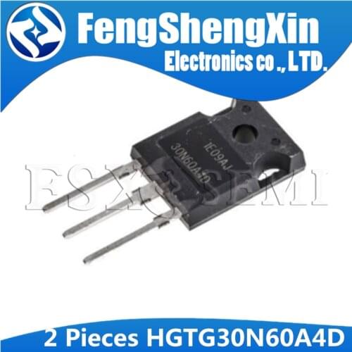 2PCS HGTG30N60A4D TO-247 HGTG30N60 30N60 TO-3P 30N60A4D TO247 MOS FET transistor