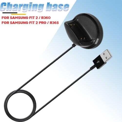 USB Charging Dock Fast Portable Power Adapter Charger Cable For Samsung Gear Fit 2 / Fit2 Pro R360 R365 Smart Watch Accessories