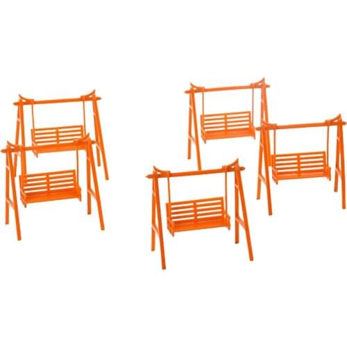 1:75 Miniature Garden Porch Swing Chair Dollhouse Furniture Accessories X5