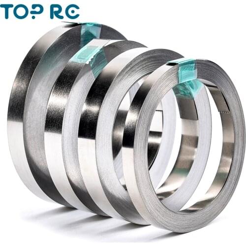 1 Roll 10m 18650 Li-ion Battery Nickel Sheet Plate Nickel Plated Steel Belt Strip Connector spot welding machine Battery welders