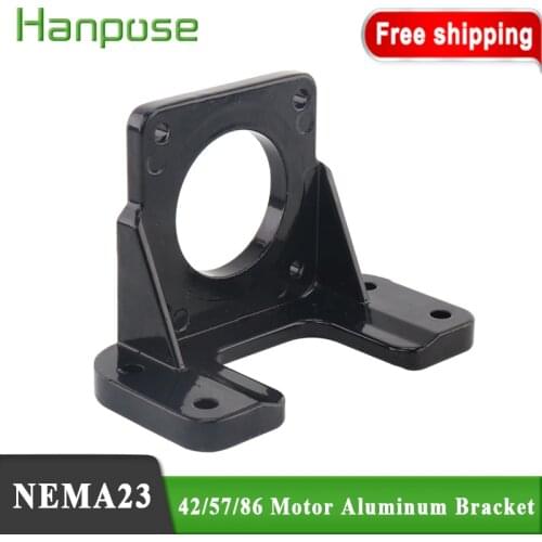 1pcs Aluminum 42/57/86 step servo motor bracket / horizontal mounting motor base for NEMA17/23/34 motor Thickened material