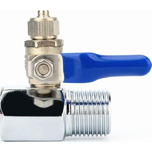 1PCS Water Purifier Reverse Osmosis Tee Inlet Ball Valve Set 1/2" BSP To 1/4" Tube Replacement Home Water Purfier Accessories