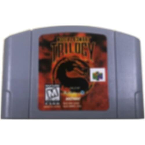 2 pcs a lot Mortal Kombat Trilogy 64 Bit Game Cartridge for N64 USA Version NTSC Format