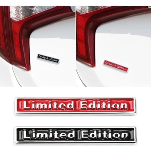 3D Metal Limited Edition Logo Auto Car Sticker for skoda octavia chevrolet captiva mercedes mazda 6 2014 golf mk7 amg