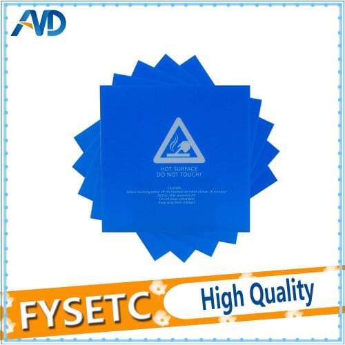 5pcs 220x220mm Blue Frosted Heated bed For Wanhao i3 Anet A8 A6 Ender 5 3D Printer Sticker Build Sheet Build Plate Tape