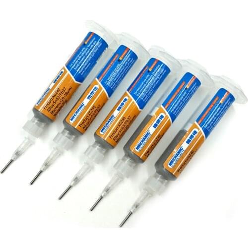 5pcs/lot MECHANIC XG-Z40 Solder Flux Solder Paste with Free Needle 10CC Soldering Glue For Soldering Welding Repair Rework Tools