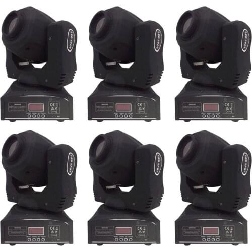 6X HOT Design 60W mini LED spot moving head light DMX Control Gobo Effects moving heads lights Super Bright LED DJ Spot Light