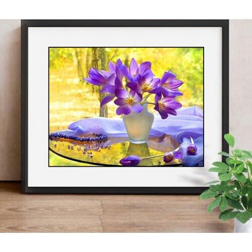 Diamond Embroidery Full Display Flowers Rhinestone Paintings Sale Diamond Mosaic Sale Flower Hobby And Handicraft