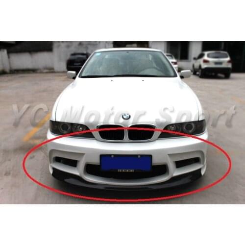 Car Accessories FRP Fiber Glass VRS Style Front Bumper with CF Lip Fit For 1997-2003 E39 5 Series Bumper with Lip