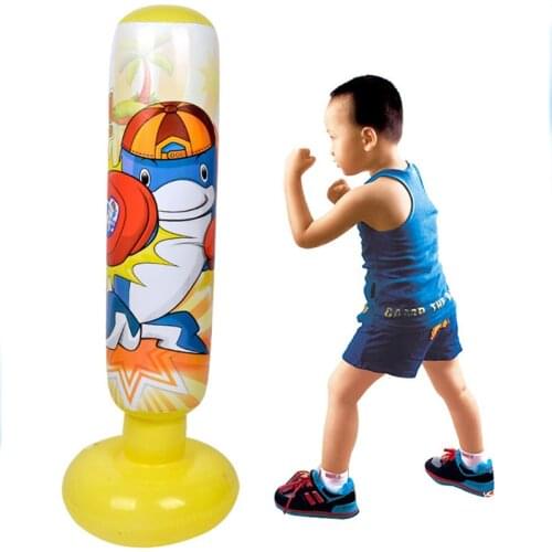 Tumbler Punching Bag Fitness Inflatable Kids Outdoor Toys Games Sandbag Home Gym Fitness Boxing Fight Training Stress Relief Toy