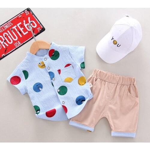 2019 Children Summer Clothing 2PCS Set Toddler Kid Baby Boy Flamingo Tops T-shirt+Shorts Pants Outfits Short Sleeve Clothes 1-6T