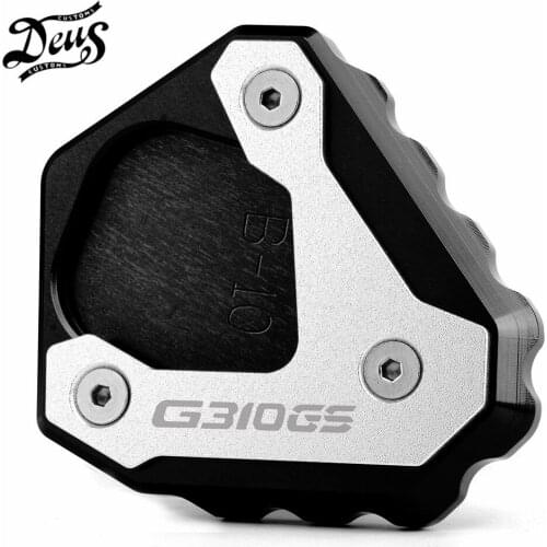 For BMW G310GS G310 GS 2017 2018 2019 2020 Motorcycle Kickstand Extension Plate Foot Side Stand Enlarge Pad Logo