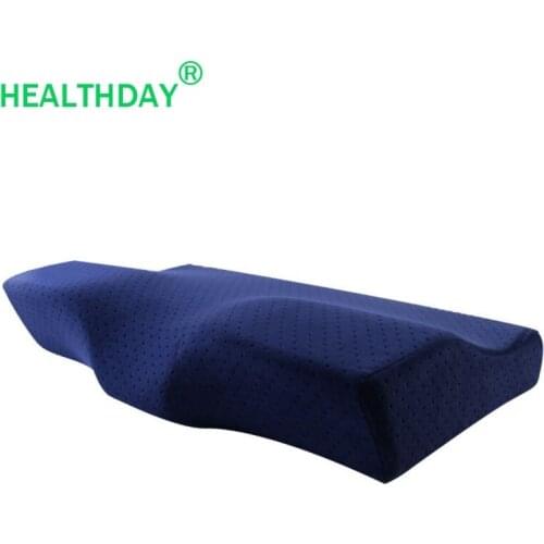 Ergonomic Design Sleeping Pillow Memory Foam Velvet Fabric Pillows Soft Comfortable Care for The Cervical Spine Bedding Pillow
