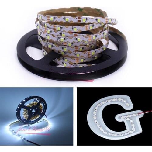 DC5V 16FT 5M 2835 Bendable S shape LED strip light 300led Cool white 6000-6500K non-waterproof IP20