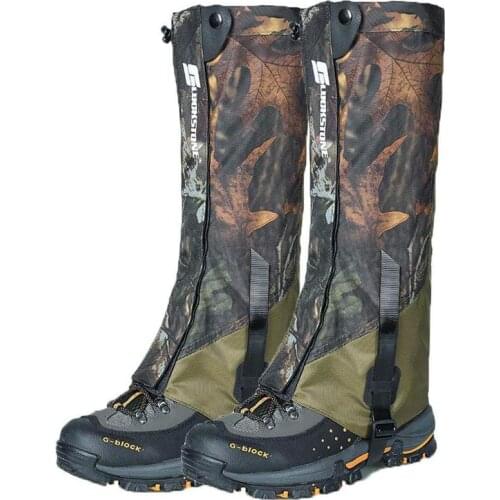 Wear-resistant Oxford cloth waterproof foot cover, outdoor mountaineering and hiking desert crossing leggings foot cover