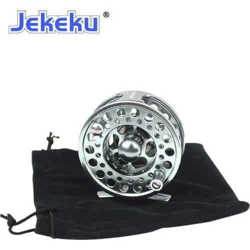 JEKEKU Fly Fishing Reel 3/4 5/6 7/8 9/ Lightweight CNC-machined Cut Large Arbor Aluminum Left/Right Hand-Changed Fishing Reel