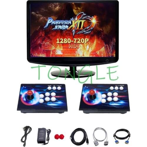 Pandora Saga Box 12 Arcade Rocker Console 3188 in 1 Zero Delay 2 players Joystick Controller 3D Games Retro Video Game Machine