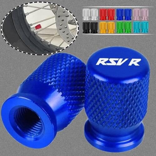 For Aprilia RSV MILLE / R 1999 2000 2001 2002 2003 Motorcycle Vehicle Wheel Tire Valve Air Port Stem Cap Covers Plug Accessories