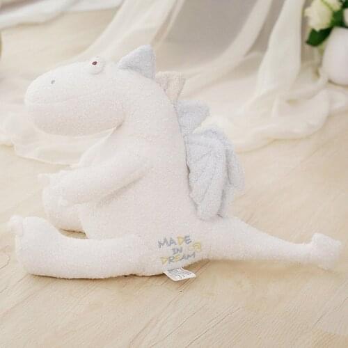 Cute Plush dinosaur Little Dragon Doll soft Toys Stuffed Toys Baby To Accompany Sleep Toys Christmas Gift 40CM 1psc sky-N057