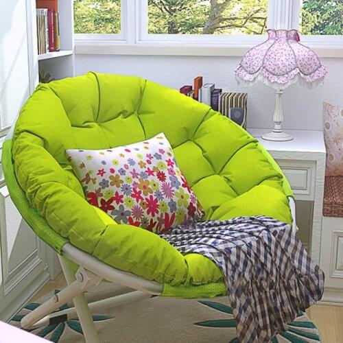 Soft fabric large adult moon chair sun chair widened stable design lazy chair radar chair load-bearing large recliner folding ch