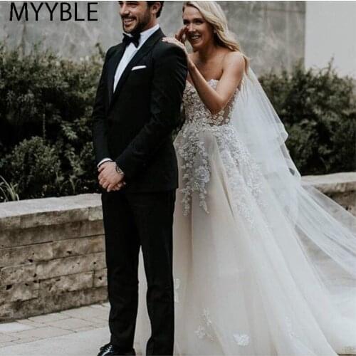 MYYBLE Long Sleeve Wedding Dresses