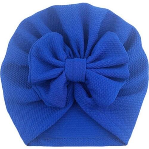 New Topknot Satin Baby Hats Solid Color Turban Polyester Fabric Newborn Caps Handmade Infant Beanies For Baby Boys Girls