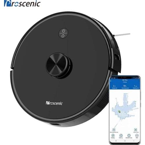 Robot Vacuum Cleaner with Wet Cleaning Washing 2700Pa Laser Navigation Vacuum Cleaner Carpet Cleaner for Home Proscenic M7 Pro