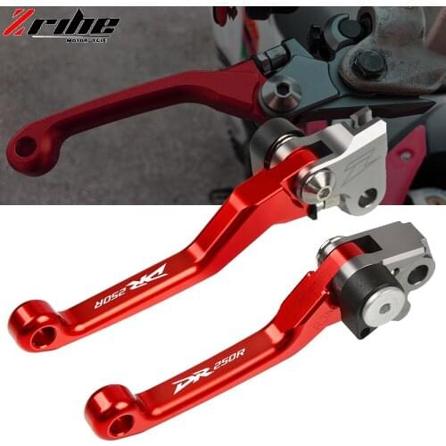 Motorcycle Accessories Lever For Suzuki DR250R DR 250R CNC Dirt Bike FLEX Pivot Brake Clutch levers DR250R 1997 1998 1999 2000