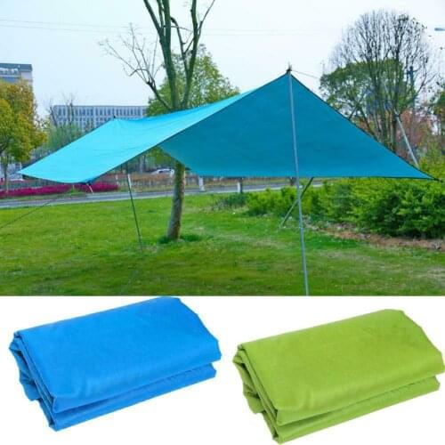 Hot Outdoor Waterproof Camping Tent Tarp Outdoor Awning Shade Sun Rain Shelter Mat Canopy Shade Sails