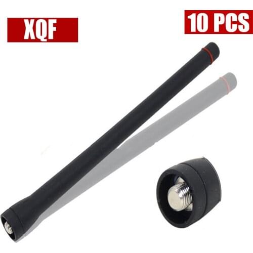 XQF 10PCS Antenna VHF 135-175 MHz MX for iCOM F21 F21S F30GT F40GT F4 F11 Two Way Radio