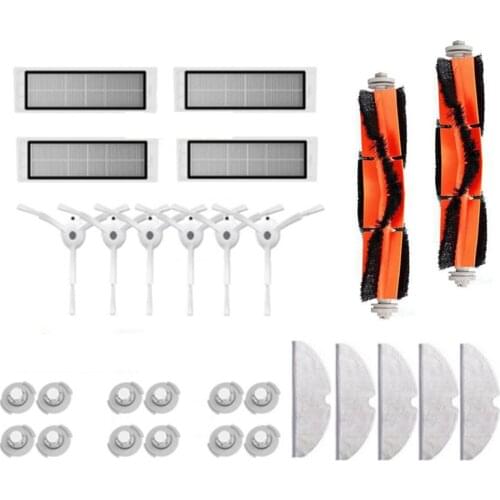 For Xiaomi Roborock S50 S51 S55 S5 S6 Vacuum Cleaner Parts Side Brush HEPA Filter Main Brush Mop Cloths Accessories