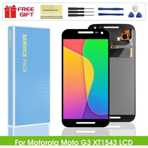 For Motorola MOTO G3 XT1540 XT1541 XT1543 LCD Display Touch Screen Digitizer Assembly For Motorola MOTO G3 lcd screen