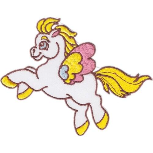 Lovely horse 10pcs/lot professional computer embroidery patch badge cheap price free shipping welcome custom