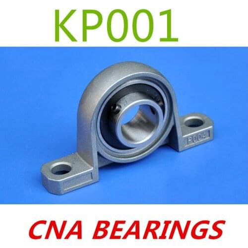 4pcs 12mm caliber Zinc Alloy mounted bearings KP001 UCP001 P001 insert bearing pillow block bearing housing