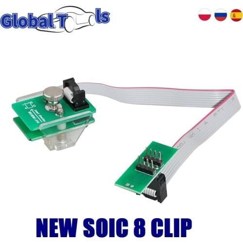 8Pin Line Clip EEPROM Adapter Soic 8 sop8 Test Clip EEprom Clip Socket Clip Supports iProg/XPROG V6.26/UPA/Orange5/CG PRO 9S12