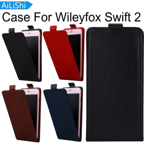 AiLiShi 4-Colors For Wileyfox Swift 2 Case Luxury PU Leather Case Up And Down Flip Fashion Protective Cover Skin With Card Slot