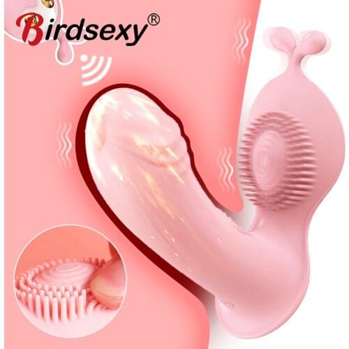Wireless Remote Control Dildo G Spot Clitoris Stimulator Wearable Panty Vibrator Female Sex Toys Shop for Women Couples Adult 18
