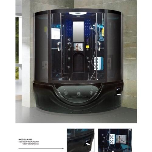 Design bathroom massage bath shower steam sauna enclosure steam shower cabin