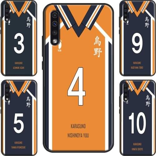 Haikyuu!!Karasuno Team Uniform Case For Samsung A21S A71 A51 A70 A50 A40 A10 A20e Galaxy S20 Plus S10 S9 Note 20 Ultra