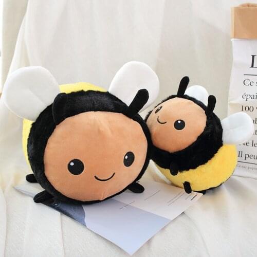 20-40CM Kawaii Animal Bee Doll Ladybug Baby Stuffed Plush Toys Peluche Pillow Kid Room Home Decorative Children Birthday Gift