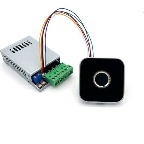 K220+R502-AW Two Relay DC10-24V Administrator/User Fingerprint Control Board With 0.5s-60s-Normally Open Relay Access Control